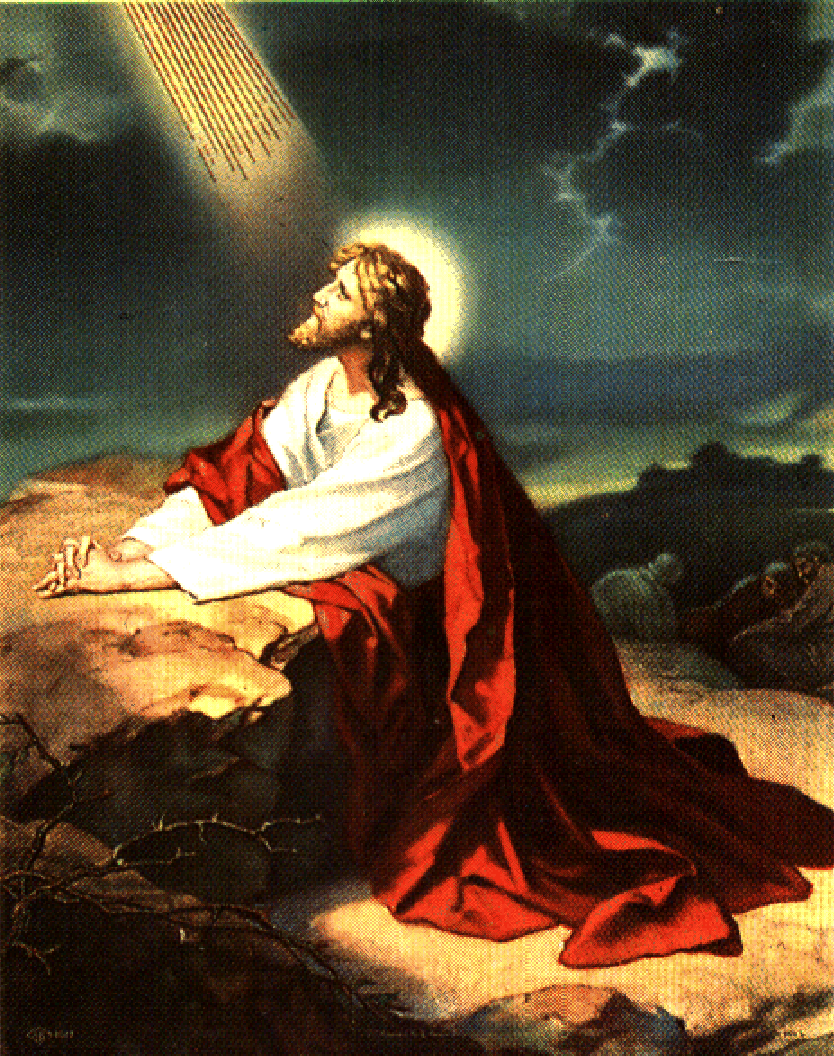 Jesus at Gethsemane